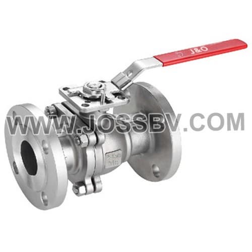 2PCS Ball Valve Flanged End With Direct Mounting Pad ASME 150LBS